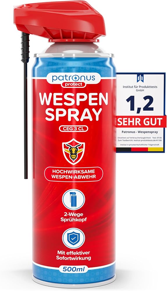 Patronus Wasp Spray with Spray Tube, 500 ml
